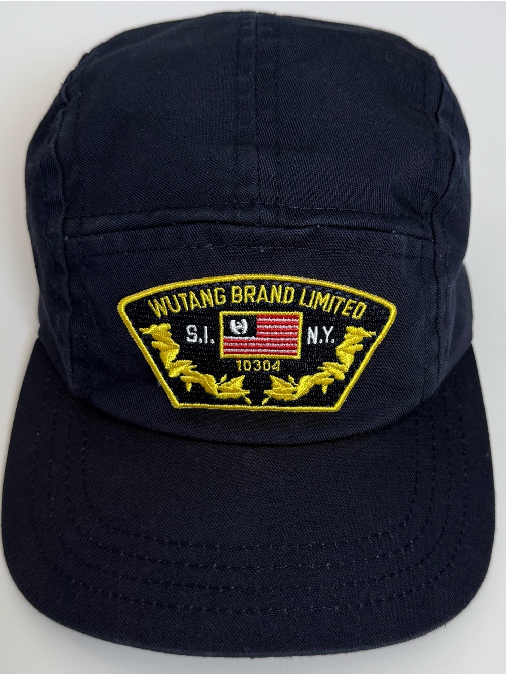 🔴Wu-Tang 5 Panel Hat SI NY Navy Blue Wu Tang Cap Gza Method Man